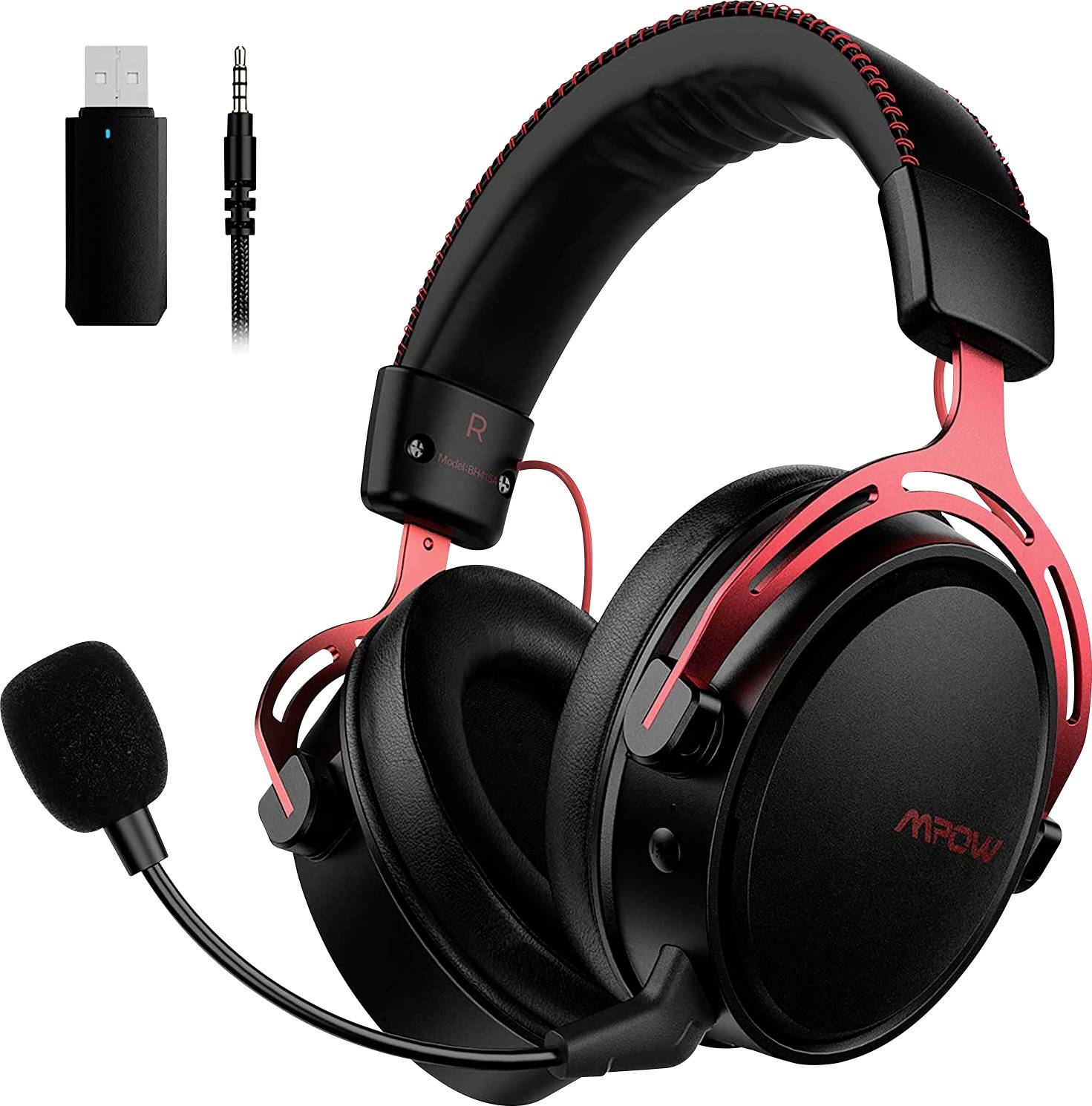 Mipow Mpow Gaming Micro-casque supra-auriculaire sans fil, filaire