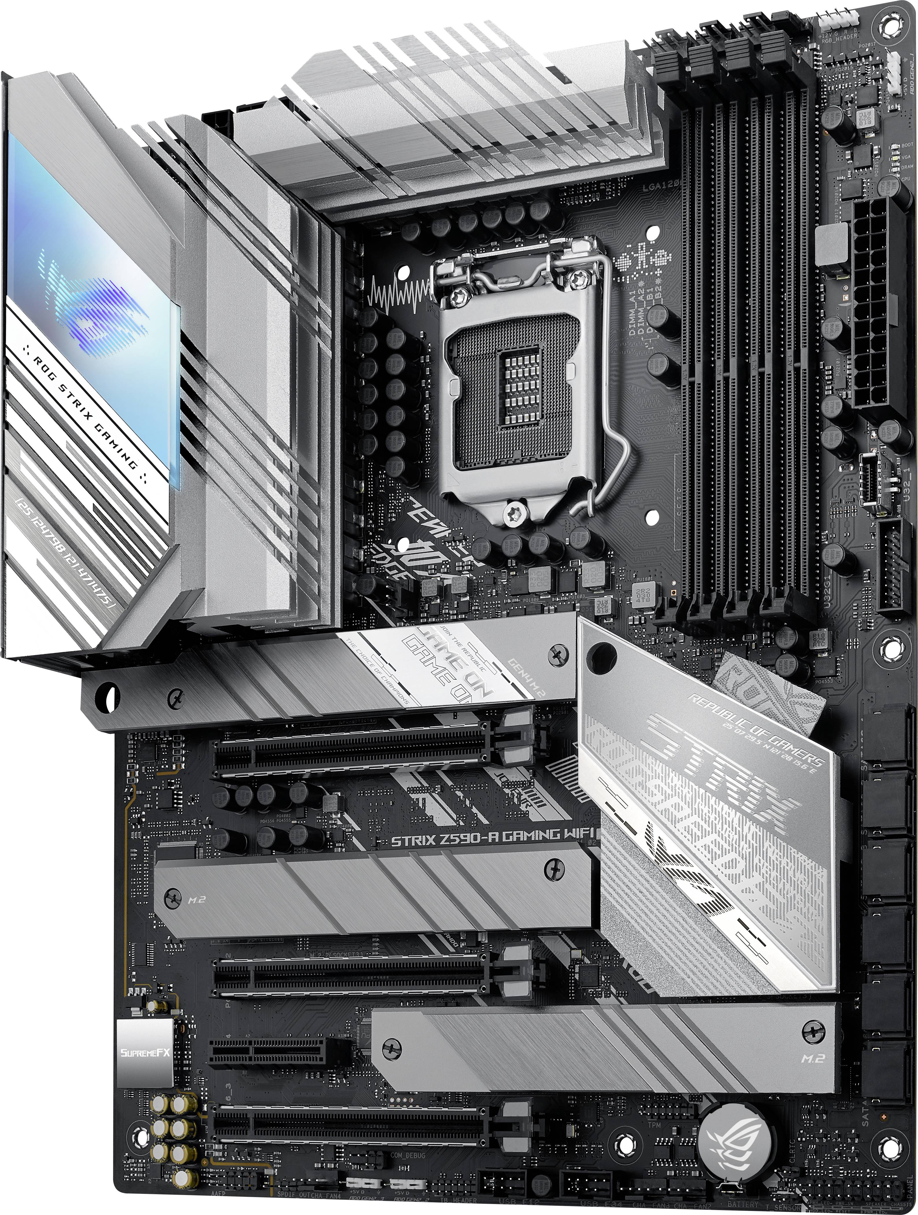 Asus ROG STRIX Z590-A GAMING WIFI Carte mère Socket (PC) Intel® 1200 Facteur de forme (détails) ATX Chipset de la carte -5