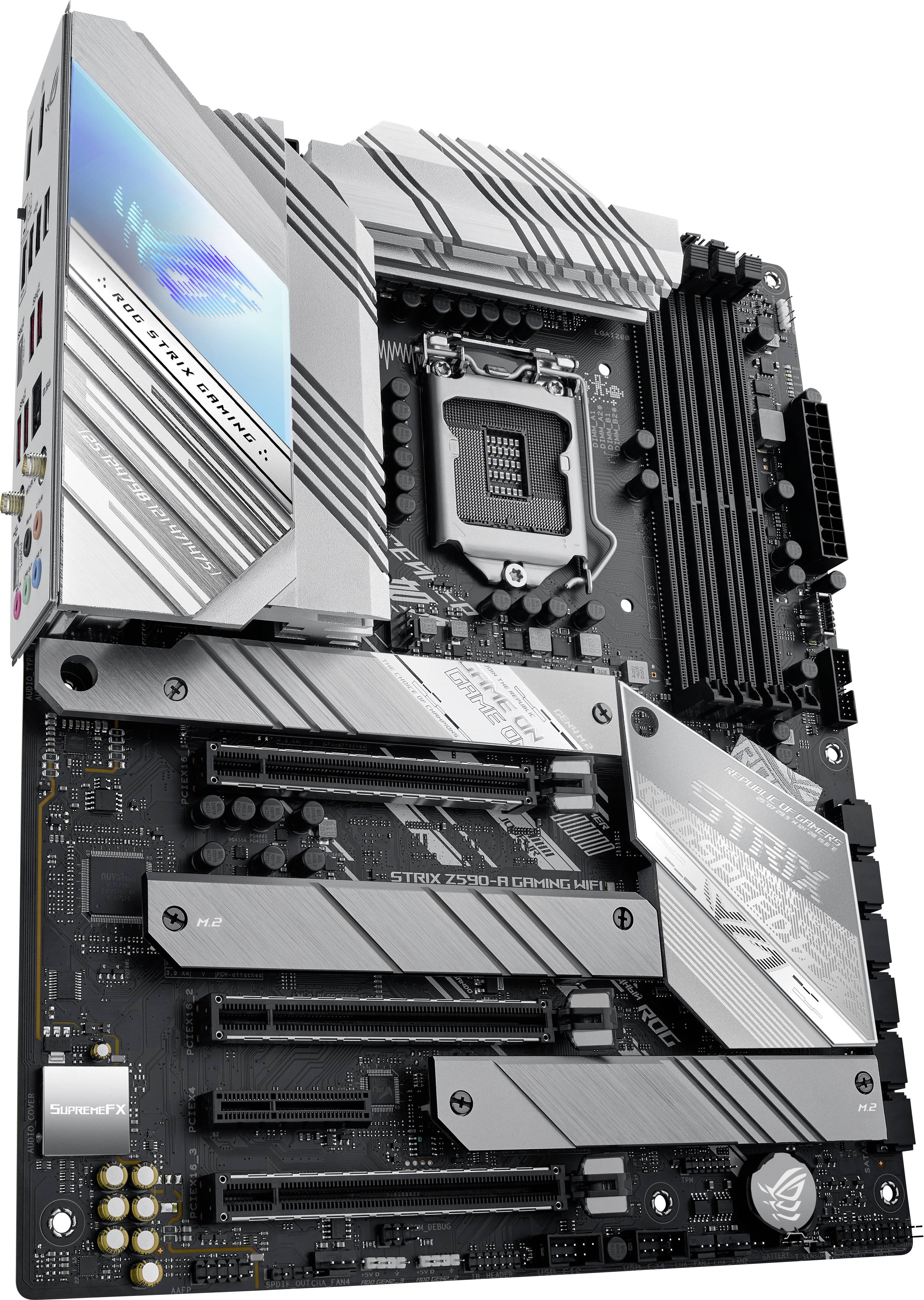 Asus ROG STRIX Z590-A GAMING WIFI Carte mère Socket (PC) Intel® 1200 Facteur de forme (détails) ATX Chipset de la carte -6