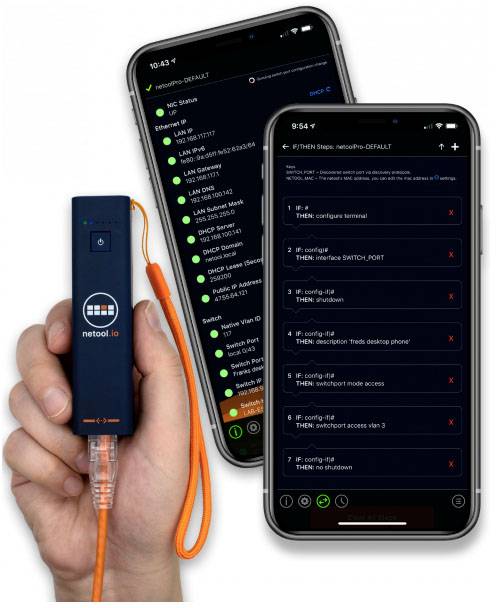 Testeur réseau NE1-C Netool IO Pro