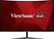 Un écran d'ordinateur affiche le logo de ViewSonic avec trois oiseaux colorés sur un fond rouge.