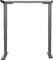 Socle de table réglable en hauteur électriquement en noir, permettant une conception flexible du poste de travail pour un travail ergonomique en position debout ou assise.