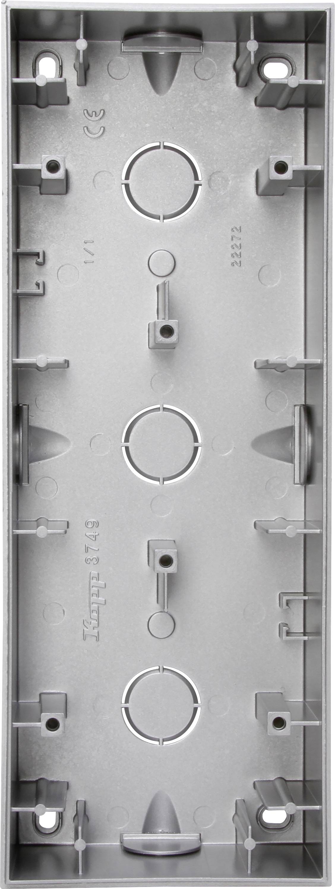 Kopp Boîtier montage apparent (en saillie) acier inoxydable 374947004 1 pc(s)