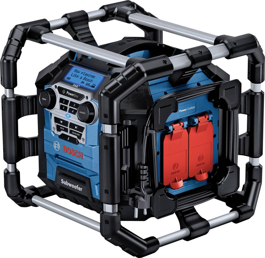 Bosch Professional GPB 18V-5 SC DAB+ Radio de chantier DAB+, FM Bluetooth, AUX protégé contre les projections d'eau-3