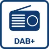 Image du symbole pour Bosch Professional GPB 18V-5 SC DAB+ Radio de chantier DAB+, FM Bluetooth, AUX protégé contre les projections d'eau