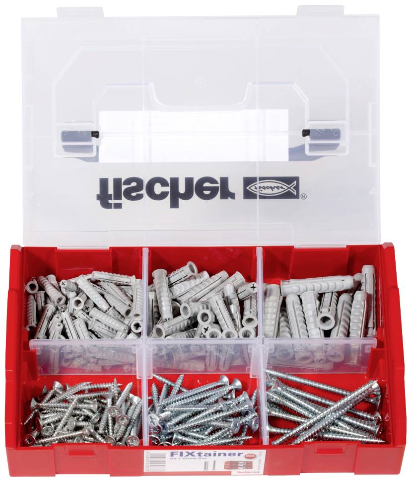 Fischer FIXtainer - SX Assortiment de chevilles 534084 210 pc(s)-1