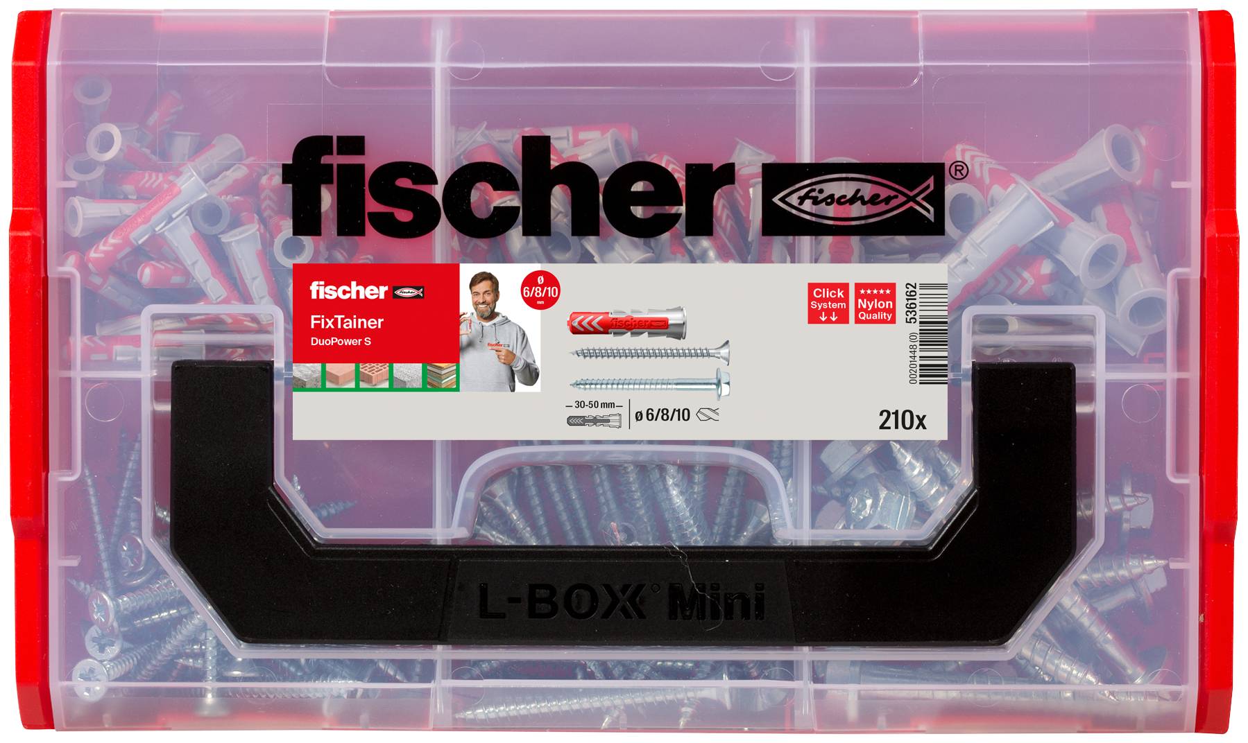 Fischer 536162 FIXtainer - DUOPOWER Assortiment de chevilles 210 pc(s)-4