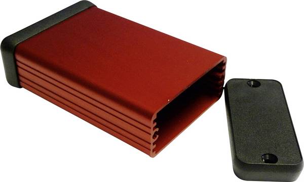 Hammond Electronics 1455C802RD Boîtier universel 80 x 54 x 23 aluminium extrudé rouge (anodisé) 1 pc(s)