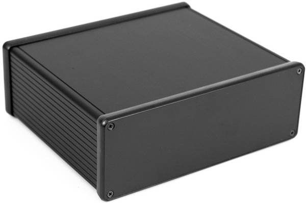Hammond Electronics 1455U1601BK Boîtier universel 160 x 191 x 66 aluminium extrudé noir (anodisé) 1 pc(s)