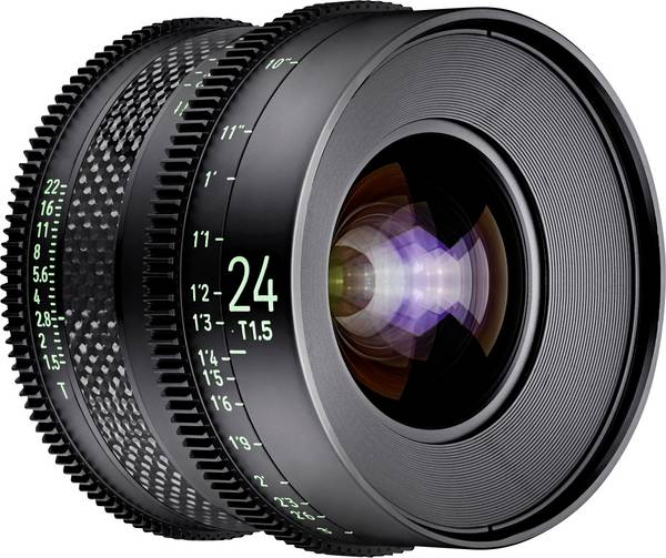 <br>  Samyang<br>  XEEN CF Cinema 24 mm T1,5 Canon EF<br>  22845<br>  Objectif grand angle<br>  f/1.5 - 22<br>  24 mm (max)<br>