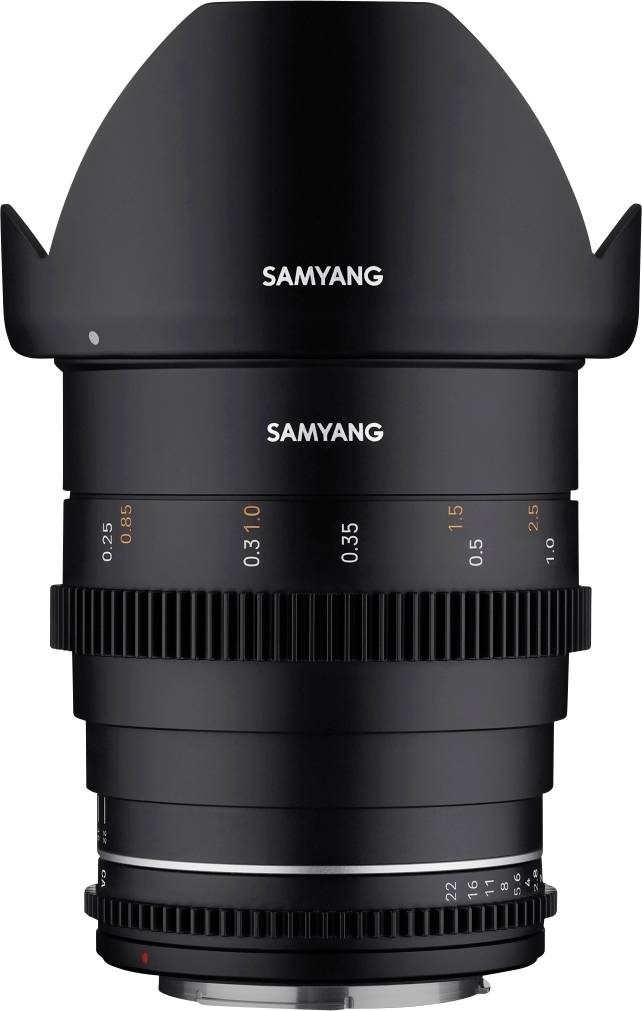 Samyang MF 24 mm T1,5 VDSLR MK2 Sony E 23003 Objectif grand angle f/1.5 - 22 24 mm (max)-2