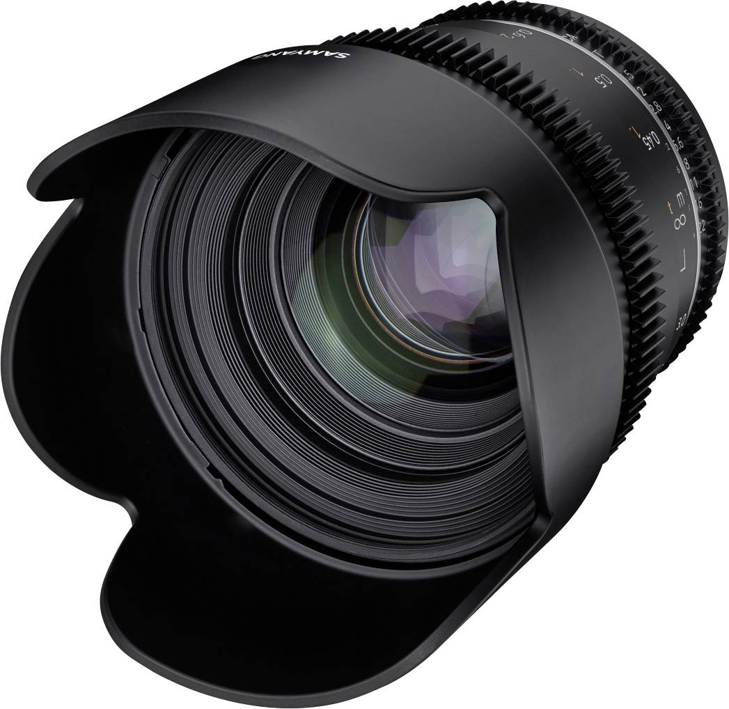 Samyang MF 50 mm T1,5 VDSLR MK2 Canon RF 23027 Objectif standard f/1.5 - 22 50 mm (max)-0