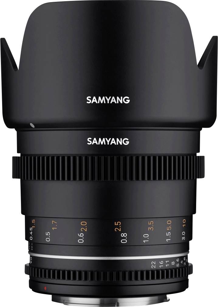 Samyang MF 50 mm T1,5 VDSLR MK2 Canon RF 23027 Objectif standard f/1.5 - 22 50 mm (max)-2