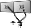 Neomounts FPMA-D650DBLACK Support de table pour écran 1 Écran(s) 43,2 cm (17") - 68,6 cm (27") noir inclinable, mobile, rotatif, réglable en hauteur