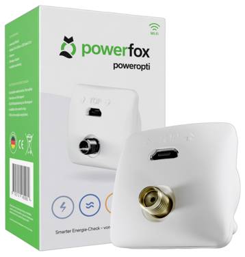 Accessoire pour testeur de coûts énergétiques Powerfox poweropti Variante 2 PA201901 télécommandable par application