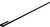 Barre LED noire, rectangulaire, avec des LED blanches lumineuses. Convient pour l'éclairage ou comme élément décoratif.