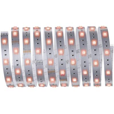Bande lumineuse à LED avec des points lumineux rouges à intervalles réguliers.