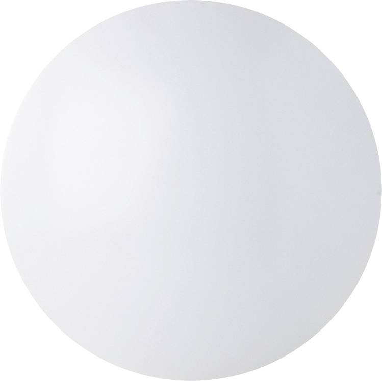 Une sphère blanche sur un fond neutre. La surface est lisse et uniforme, sans détails ni motifs visibles.