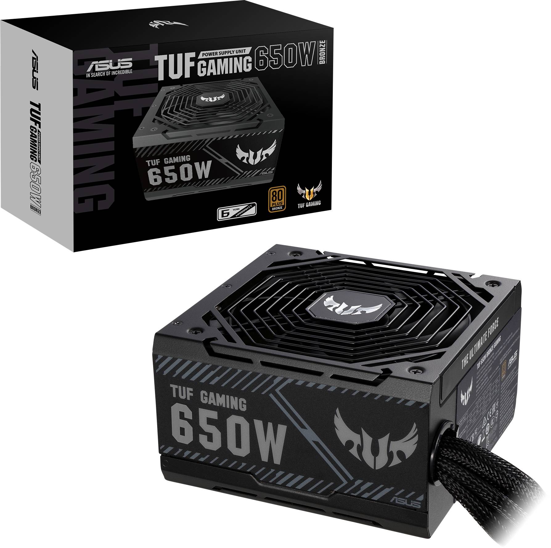 ASUS TUF-GAMING-650B, 650 W, 100 - 240 V, 25 A, 130 W, 612 W, 130 W-0