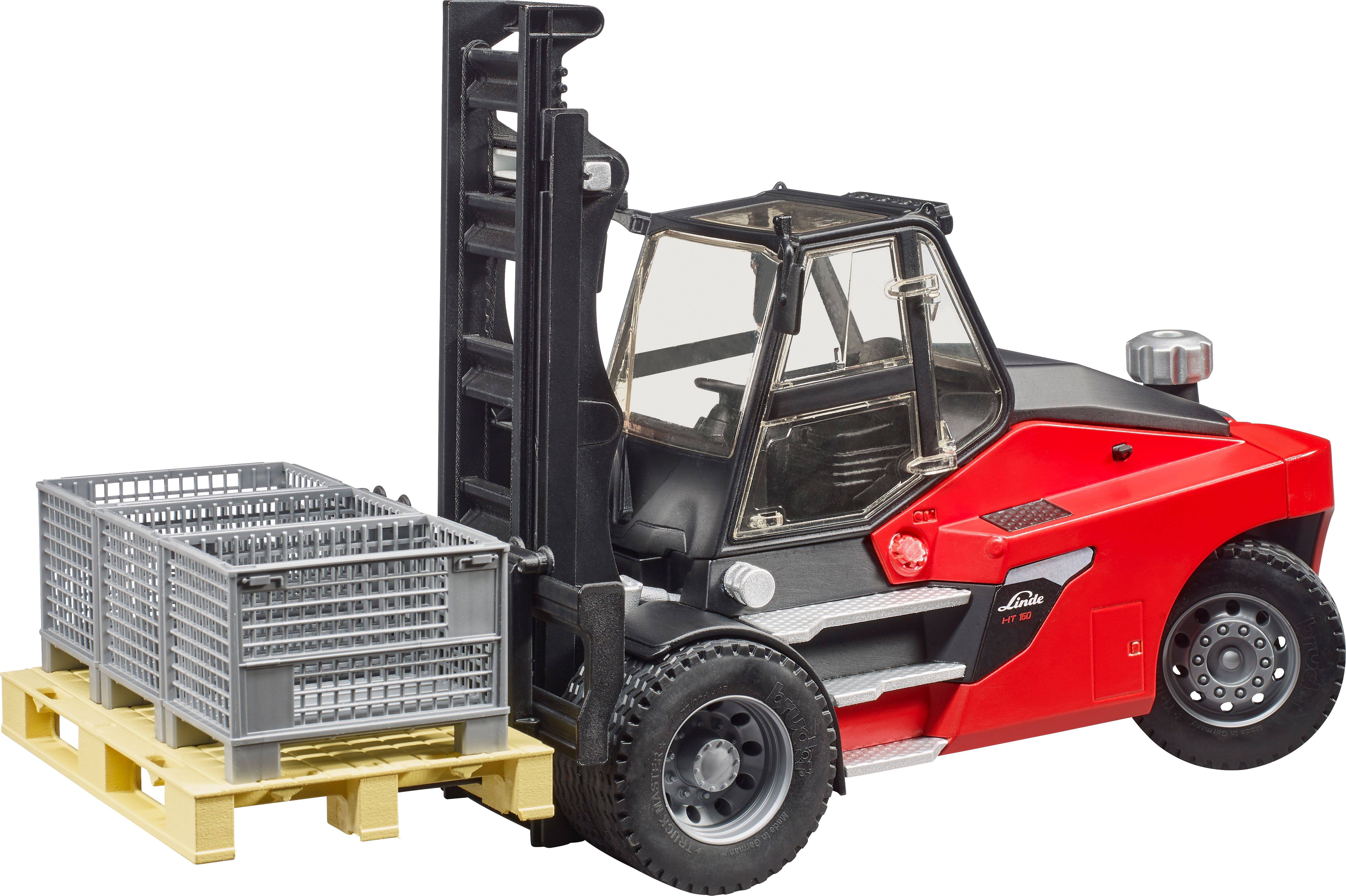 Chariot Linde HT160 avec palette, 3 boîtes