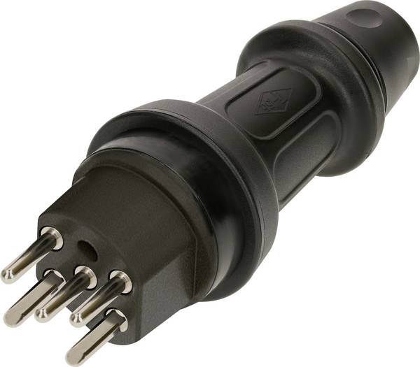 Max Hauri 162201 Fiche d'alimentation suisse   440 V noir IP55