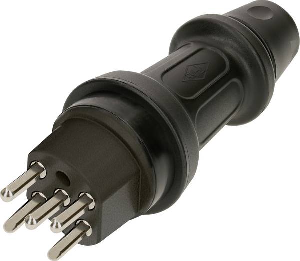 Max Hauri 162203 Fiche d'alimentation suisse   440 V noir