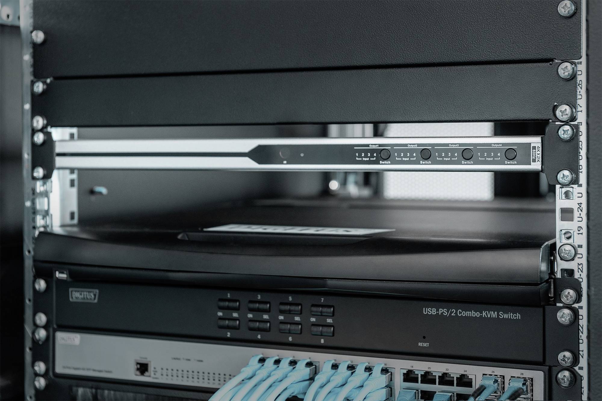 Digitus DS-43308 5+2 ports Switch matrice HDMI compatible avec l'ultra HD, commutable individuellement, avec télécommand-4