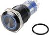 TRU COMPONENTS TC-9428188 LAS2GQF-11ZE/B/12V/A/P Bouton-poussoir 250 V 3 A 1 x Off/On à accrochage bleu IP65 1 pc(s)