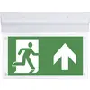 B-SAFETY BR599130 Eclairage LED d'issue de secours montage apparent au plafond Sortie, issue de secours, droite, gauche