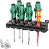 Wera Kraftform/7 Heavy Metal 1 VDE Jeu de tournevis 8 pièces cruciforme Phillips, vis à fente, TORX