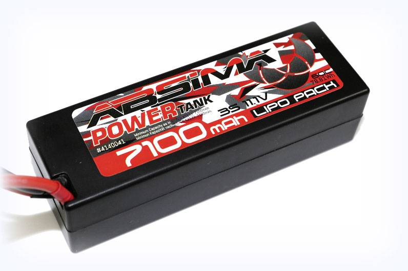 Absima Pack de batterie (LiPo) 11.1 V 7100 mAh 60 C hardcase fiche T mâle