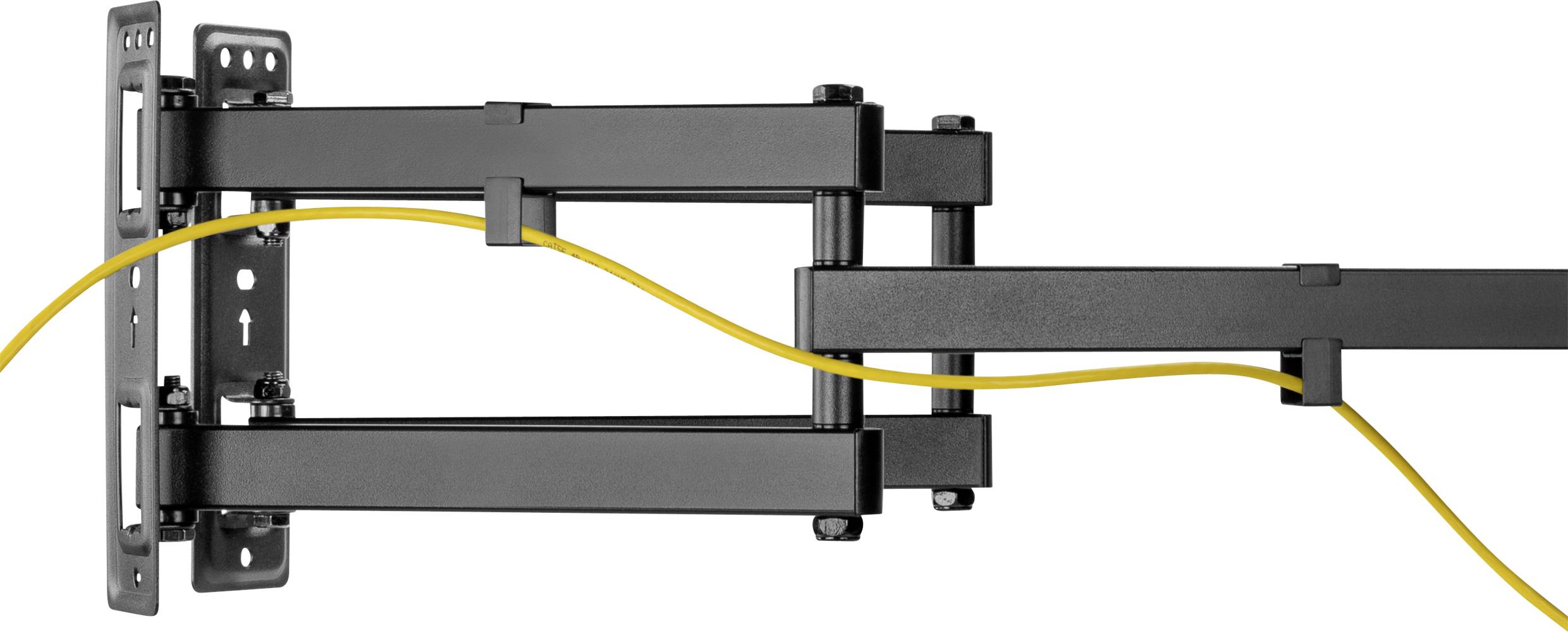SpeaKa Professional Support TV pour recoins 81,3 cm (32") - 177,8 cm (70") inclinable, mobile rabattable-8