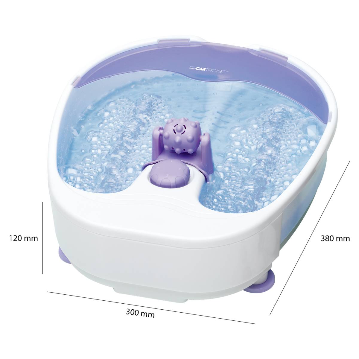 Clatronic FM 3389 Appareil de massage pour les pieds 90 W blanc, violet-4