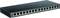 Un commutateur Ethernet noir à 16 ports de la marque D-Link avec des voyants LED en façade pour les connexions réseau.