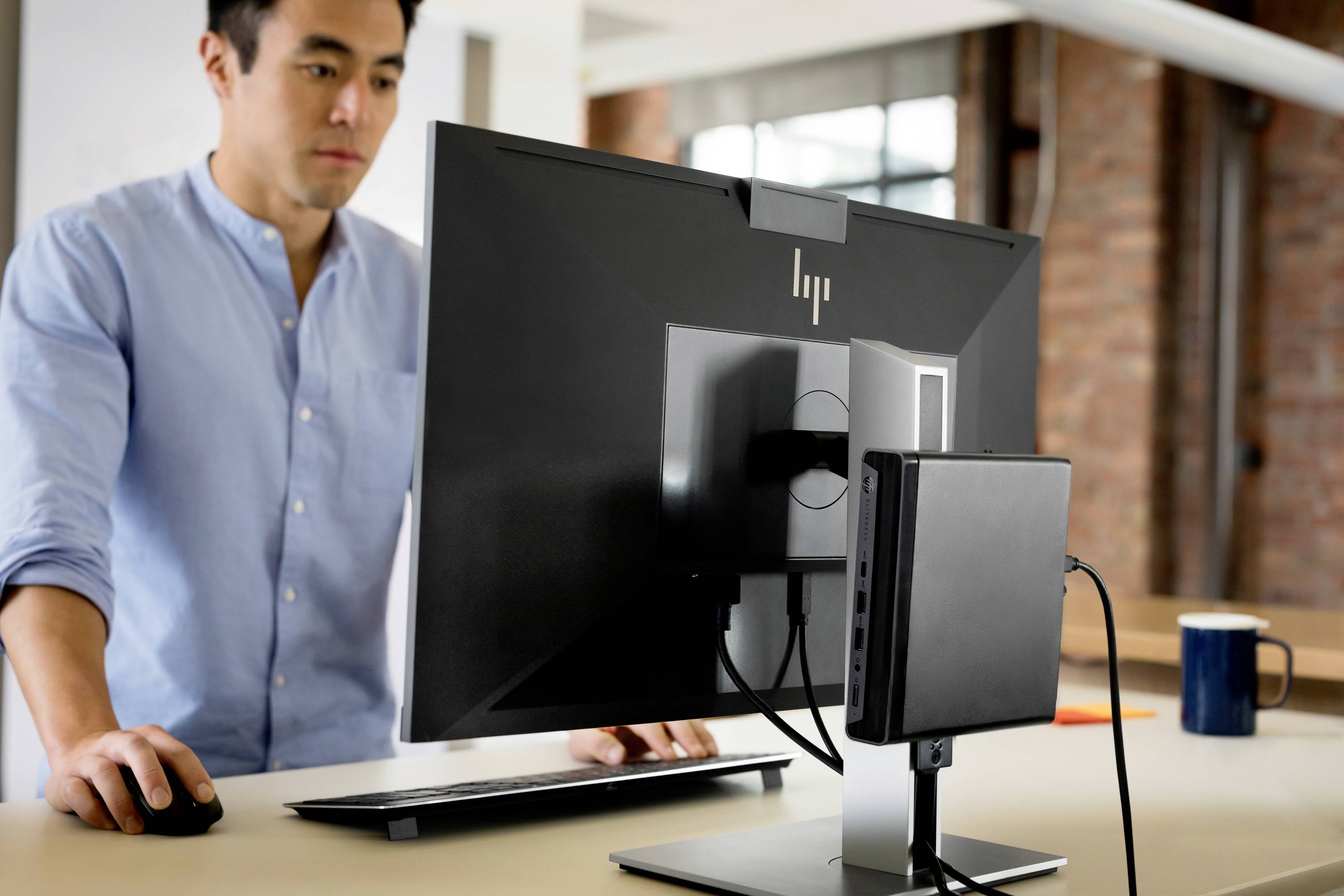 HP PC de bureau EliteDesk 800 G6 Intel® Core™ i7 i7-10700 4.8 GHz 16 GB RAM 512 GB SSD Intel Win 10 Pro 21L20EA#ABD-11