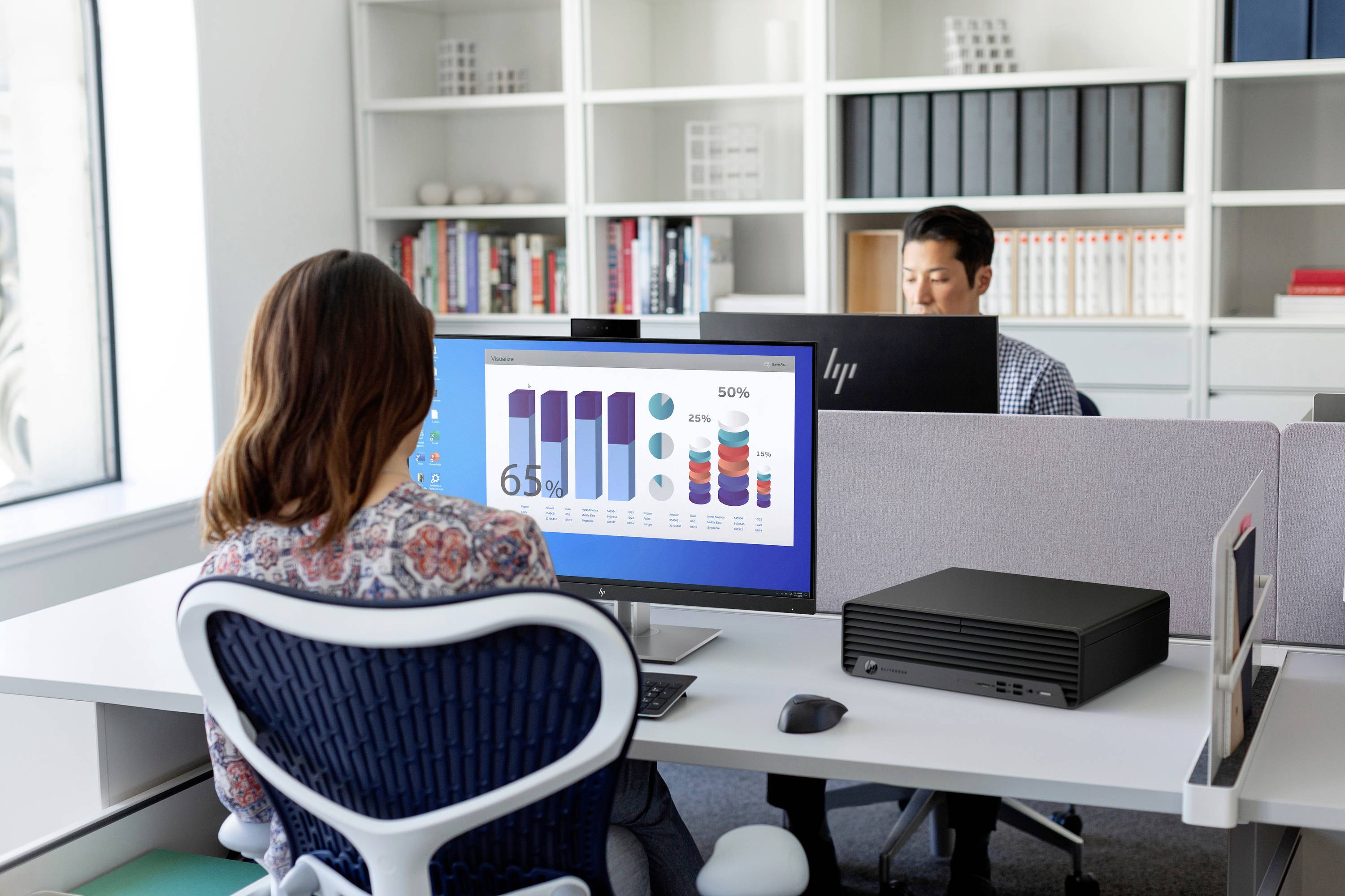 HP PC de bureau EliteDesk 800 G6 Intel® Core™ i5 i5-10500 4.5 GHz 16 GB RAM 512 GB SSD Intel Win 10 Pro 1D2Y5EA#ABD-7