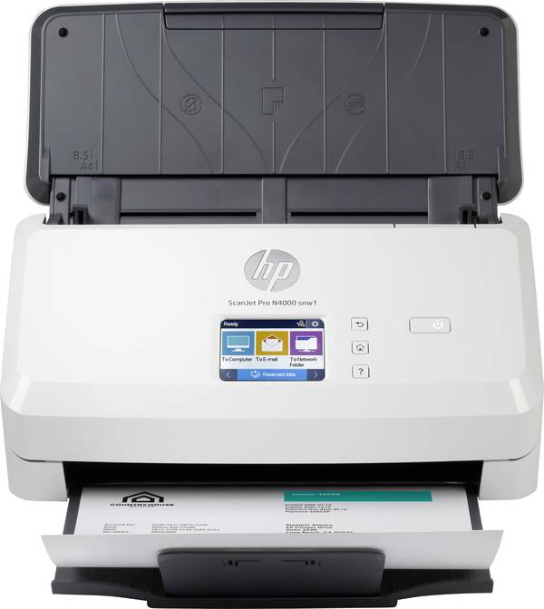HP ScanJet Pro N4000 Scanner de documents  216 x 3100 mm 600 x 600 dpi  USB 3.0, LAN (10/100 Mo/s)