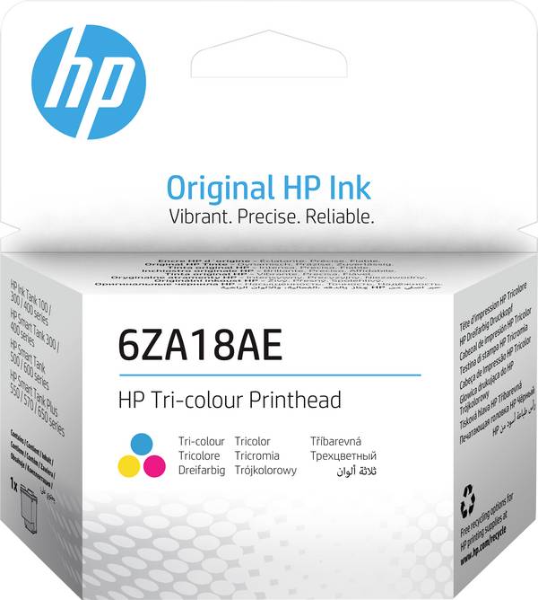 HP Tête d'impression à encre Tête d'impression 6ZA18AE 6ZA18AE d'origine couleur
