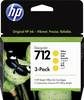 HP Encre 712 d'origine paquet de 3 jaune 3ED79A