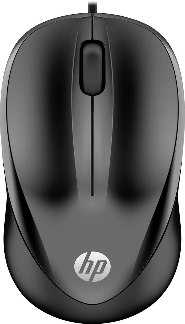 HP 1000 Souris USB optique noir 3 Boutons 1200 dpi