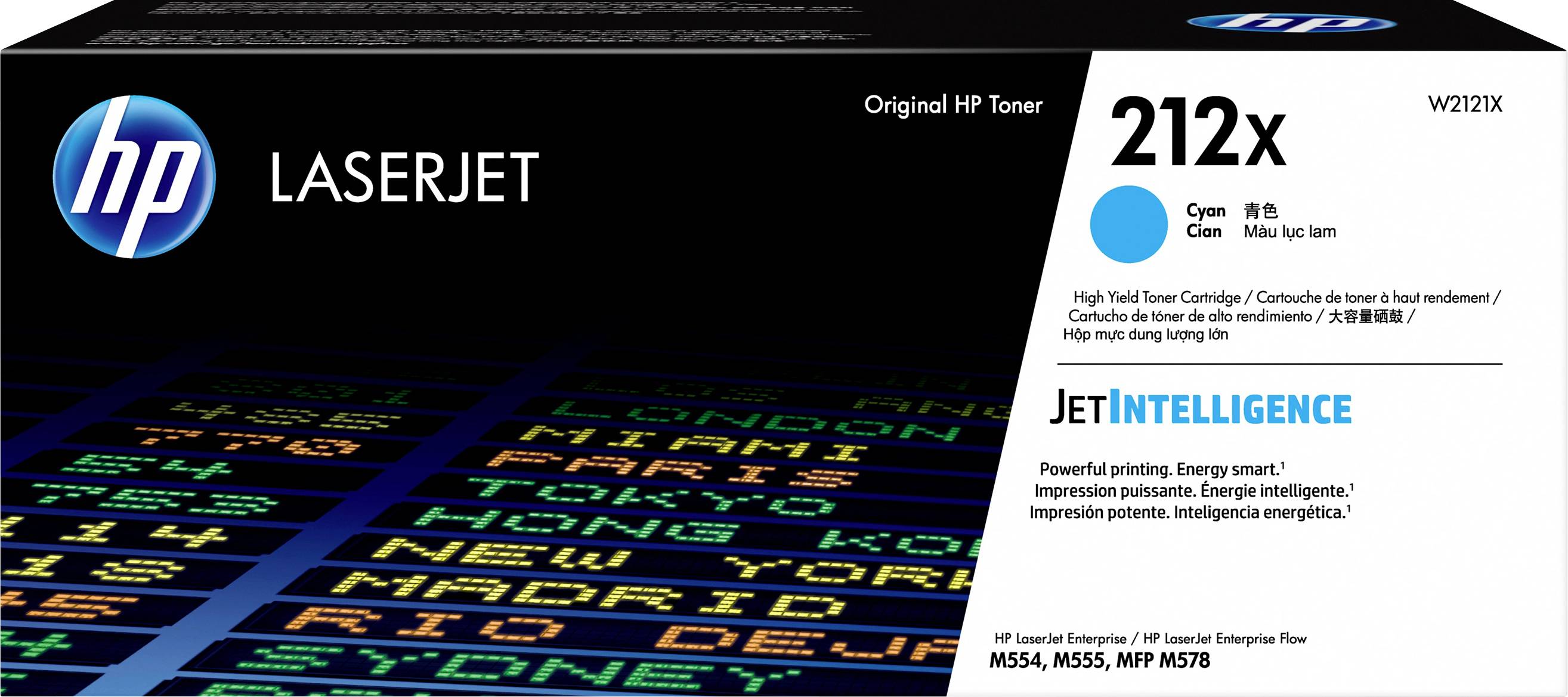 HP Toner 212X d'origine cyan 10000 pages W2121X