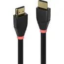 Câble de raccordement LINDY HDMI Fiche mâle HDMI-A, Fiche mâle HDMI-A 15.00 m noir 41072 4K UHD, contacts dorés Câble HD
