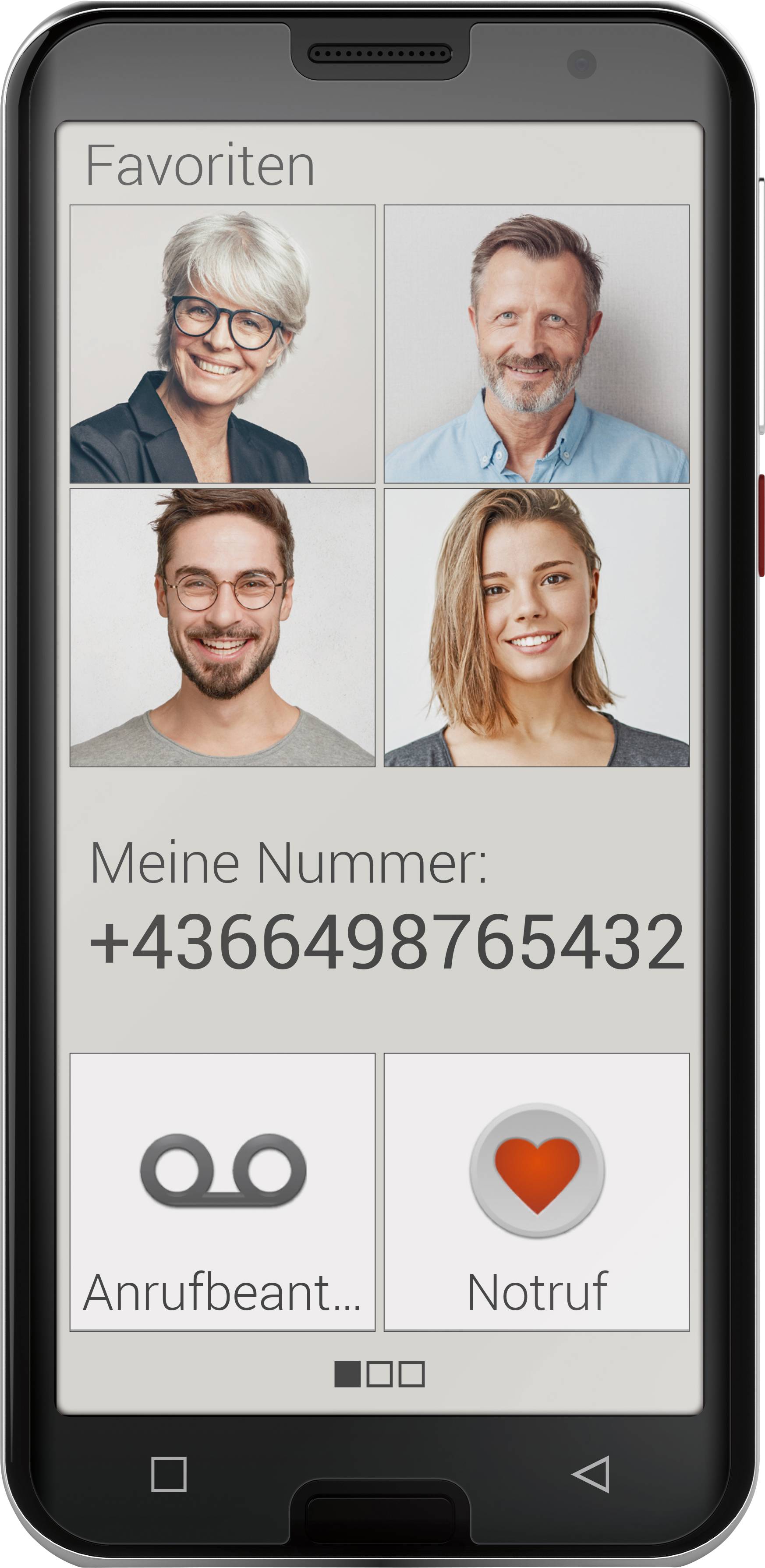 Emporia SMART.5 32 GB noir 14 cm (5.5 pouces) Smartphone pour séniors-1