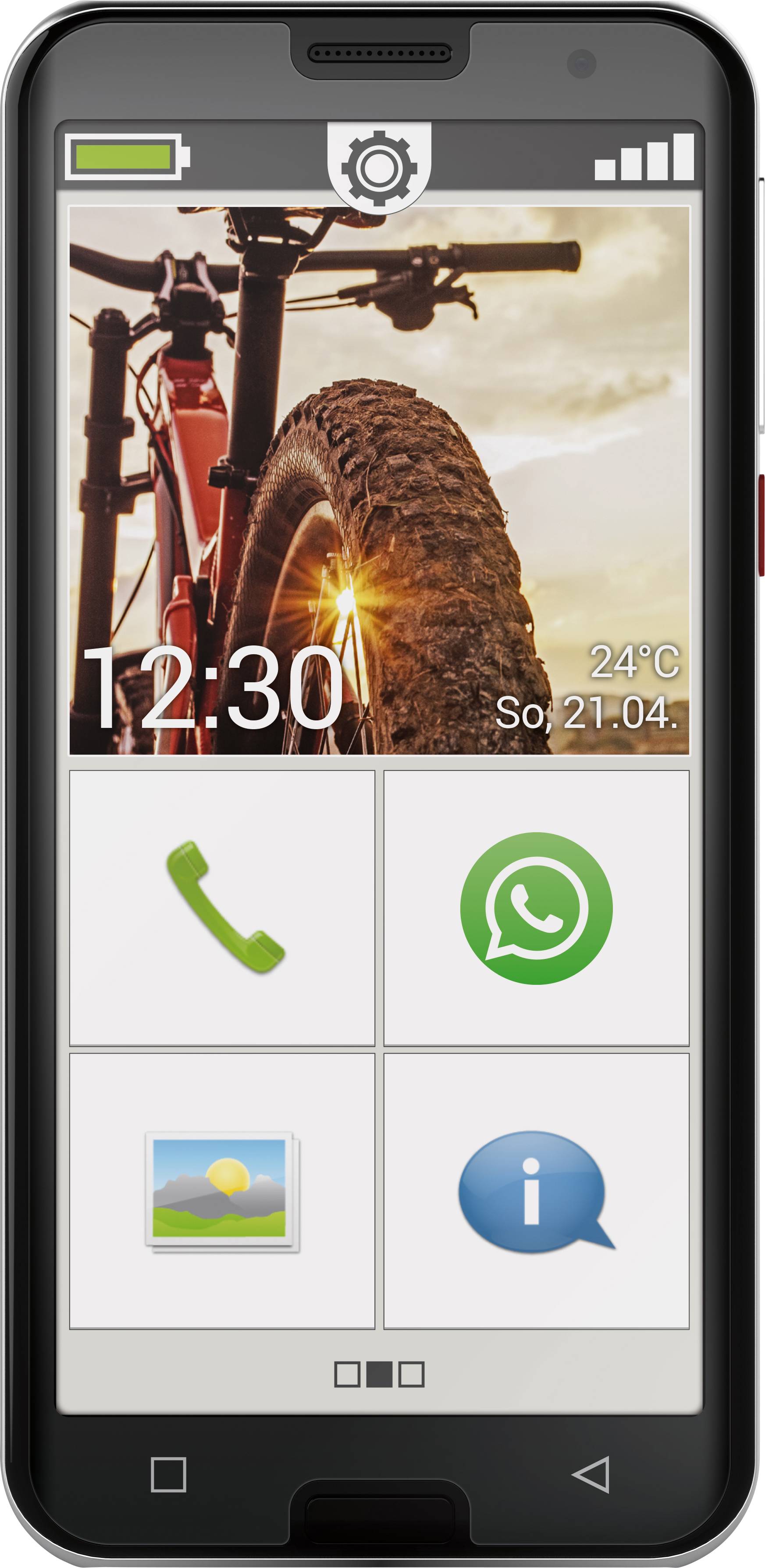 Emporia SMART.5 32 GB noir 14 cm (5.5 pouces) Smartphone pour séniors-2