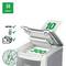 Destructeur de documents : capacité de 300 feuilles, fonctionnement continu de 30 min, niveau de sécurité P4, adapté pour bureau et documents sensibles.