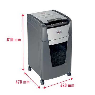 Destructeur de documents Rexel Optimum AutoFeed+ 225X 225 feuille(s) micro-découpage 4 x 25 mm P-4 60 l Détruit égalemen-8