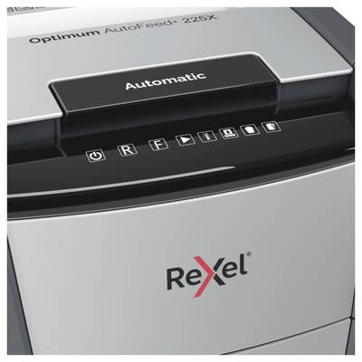Destructeur de documents Rexel Optimum AutoFeed+ 225X 225 feuille(s) micro-découpage 4 x 25 mm P-4 60 l Détruit égalemen-2