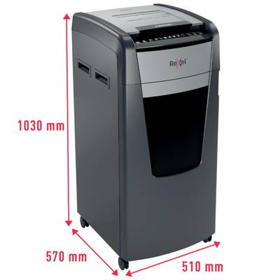 Rexel Optimum AutoFeed+ 600M Destructeur de documents micro-découpage 2 x 15 mm 110 l Nombre de pages (max.): 600 feuill-9