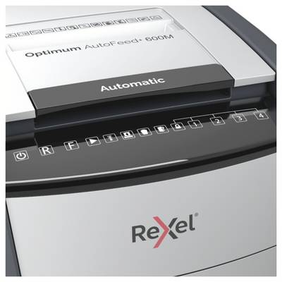 Rexel Optimum AutoFeed+ 600M Destructeur de documents micro-découpage 2 x 15 mm 110 l Nombre de pages (max.): 600 feuill-2
