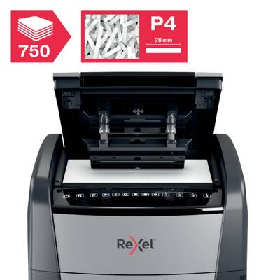 Destructeur de documents Rexel Optimum AutoFeed+ 750X 750 feuille(s) micro-découpage 4 x 30 mm P-4 140 l Détruit égaleme-6